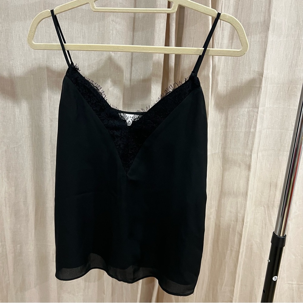 Socialite Black Lace V-Neck Top